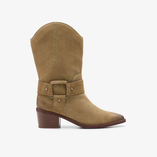 Clarks Best Seller / Morzine Rise Dark Sand Suede