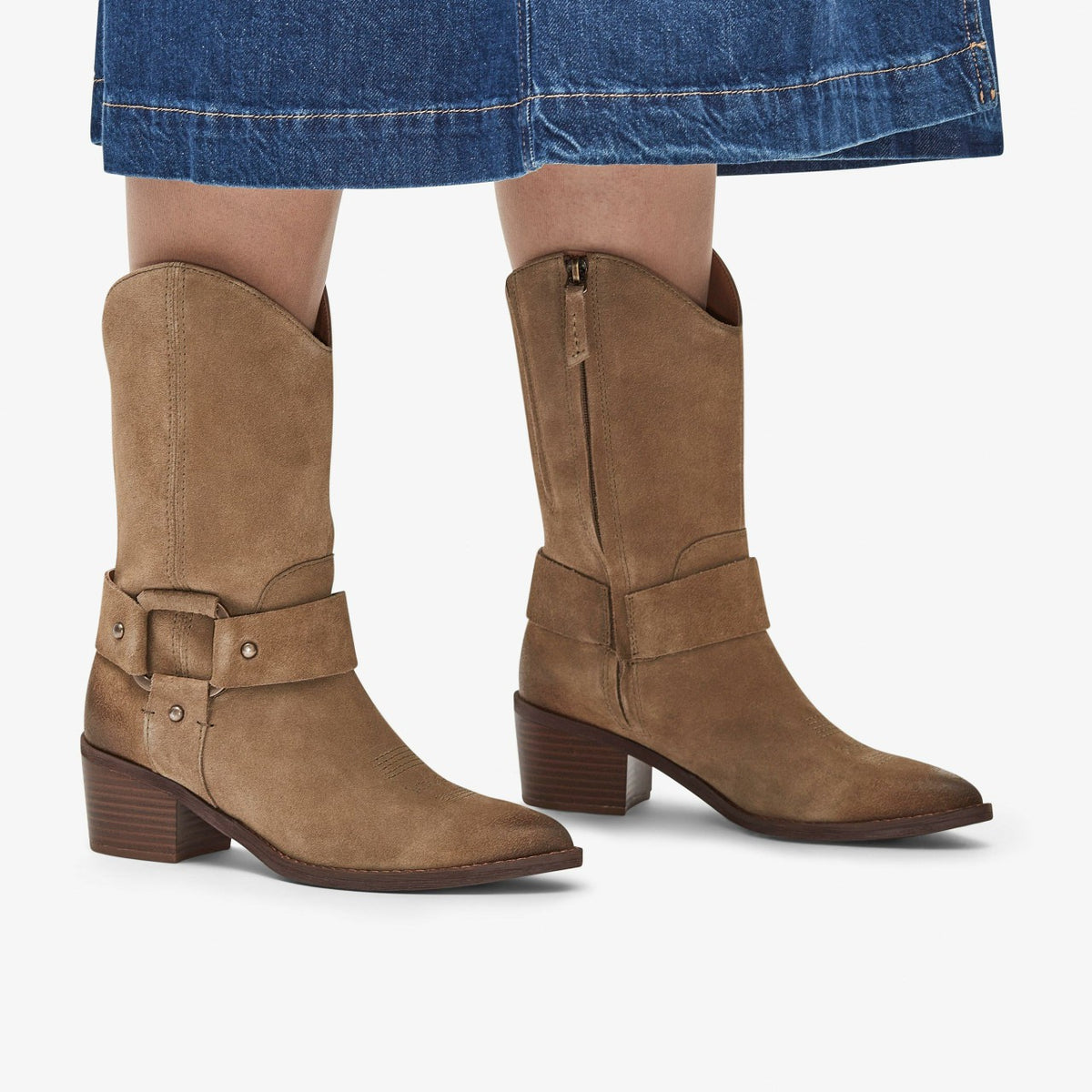 Clarks Best Seller / Morzine Rise Dark Sand Suede