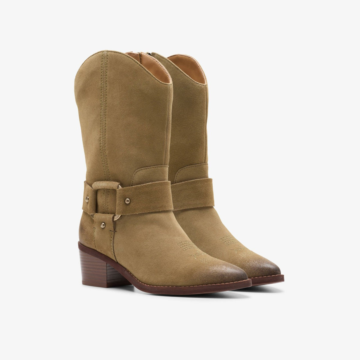 Clarks Best Seller / Morzine Rise Dark Sand Suede