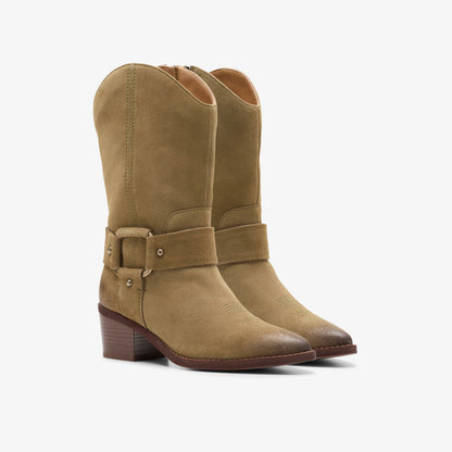 Clarks Best Seller / Morzine Rise Dark Sand Suede