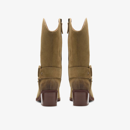 Clarks Best Seller / Morzine Rise Dark Sand Suede