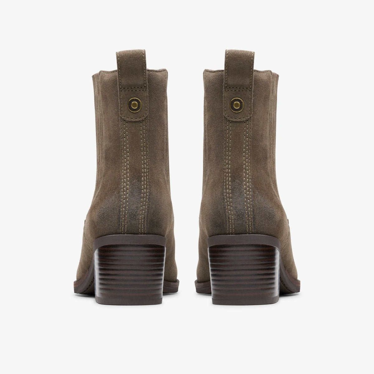 Clarks Featured / Morzine Top Ankle Boot Mole Grey Suede