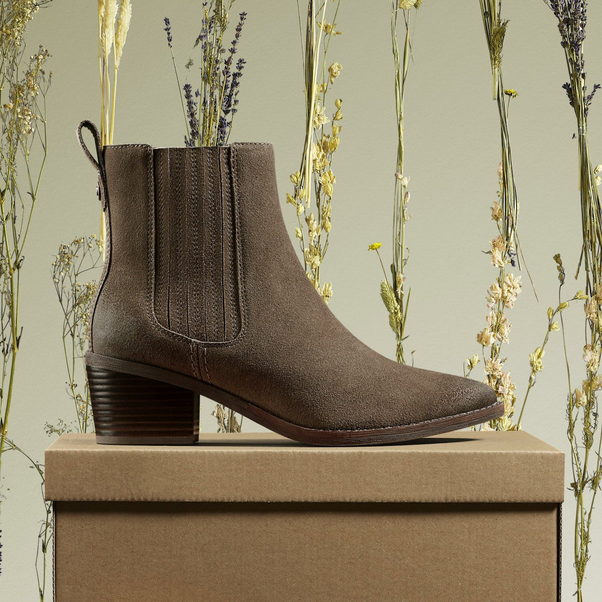 Clarks Featured / Morzine Top Ankle Boot Mole Grey Suede