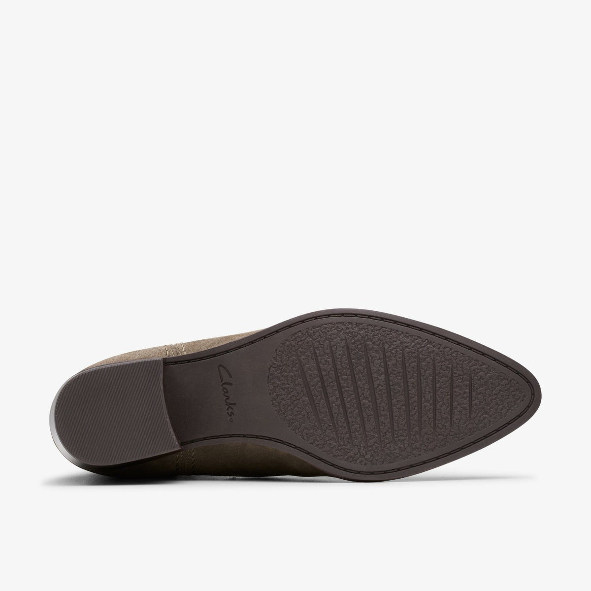 Clarks Featured / Morzine Top Ankle Boot Mole Grey Suede