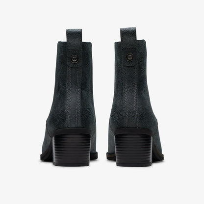 Clarks Recommended / Morzine Top Ankle Boot Pewter Metallic