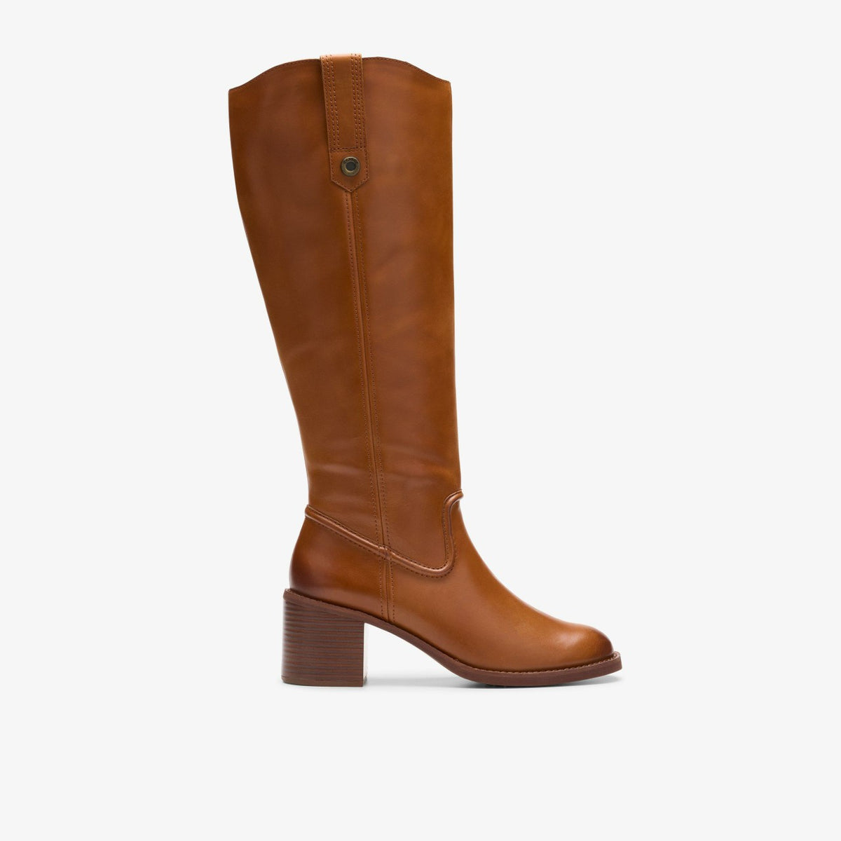 Clarks Popular / Chamberly Up Mid Tan Leather