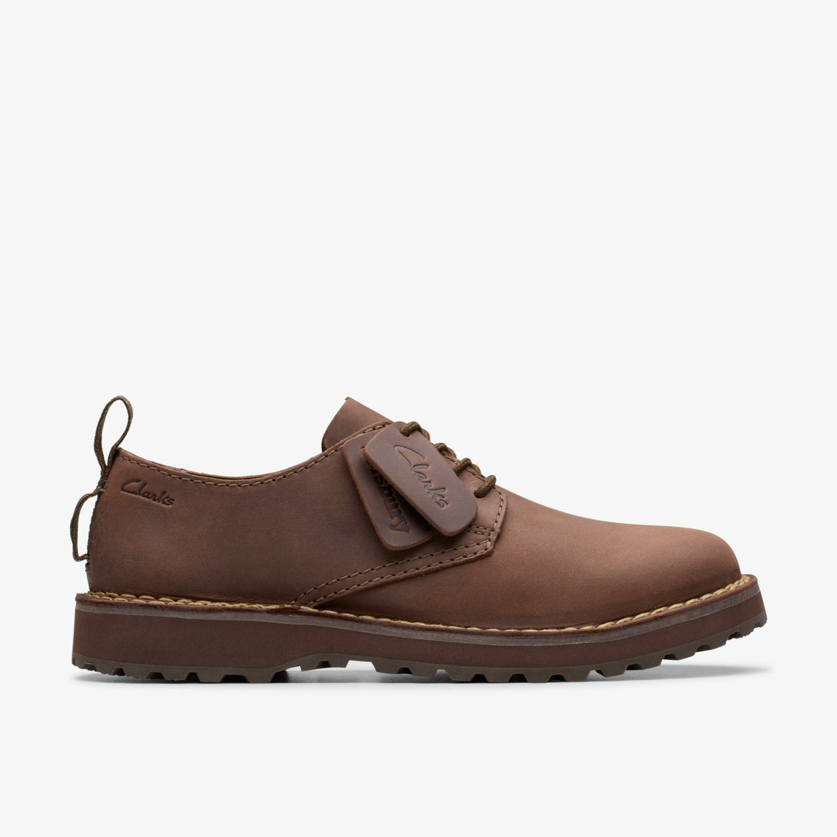 Clarks Top Pick / Solsbury Lace Dark Brown Leather