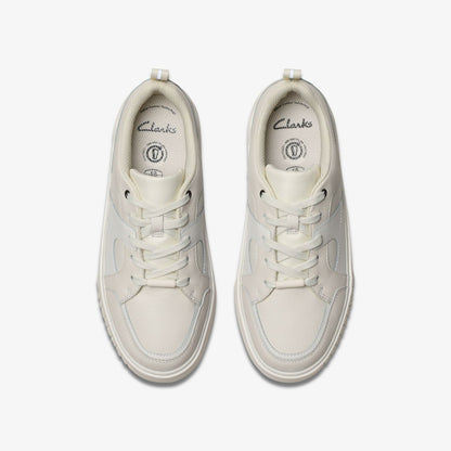 Clarks Top Pick / Oslo Shine Youth White