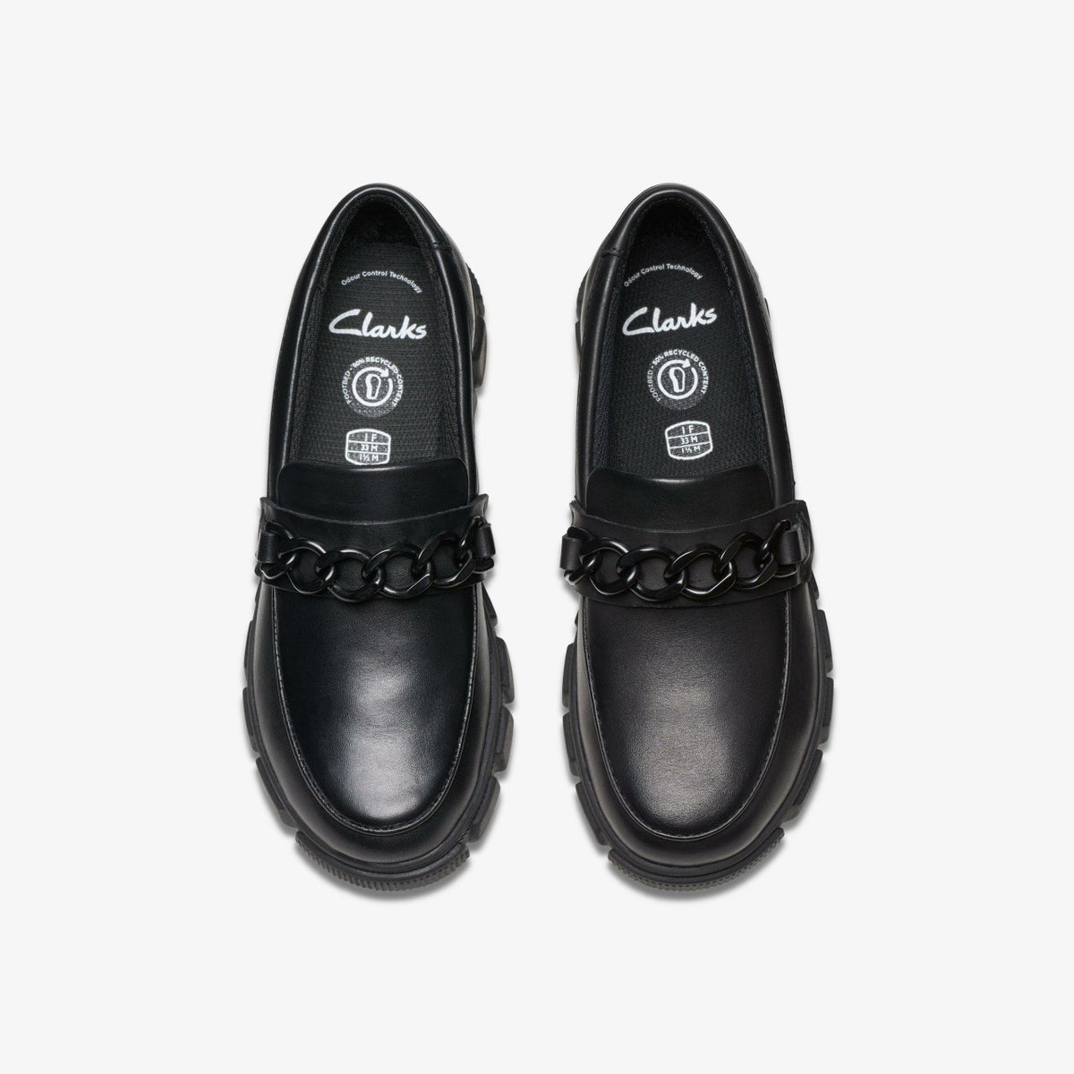 Clarks Signature / Evyn Walk Kid Black Leather