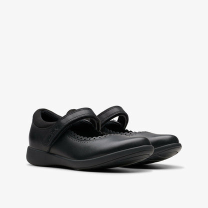 Clarks Special Offer / Etch Pure Kid Black Leather