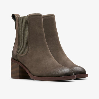 Clarks Latest / Chamberly Top Mole Grey Suede