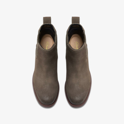 Clarks Latest / Chamberly Top Mole Grey Suede