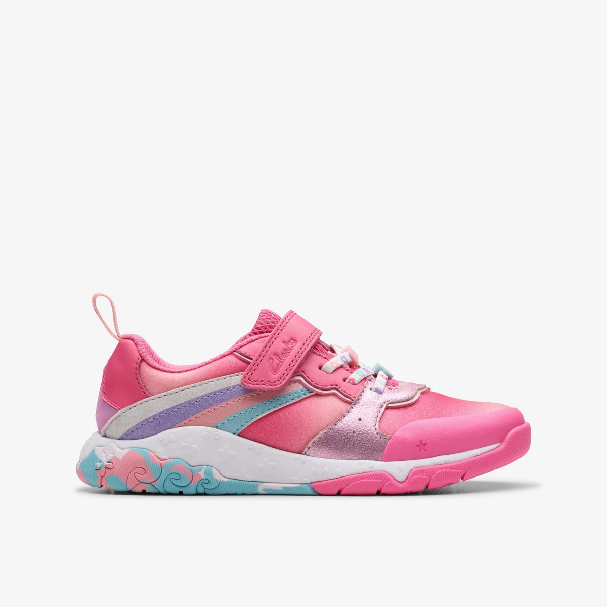 Clarks Signature / Tidal Star Kid Bright Pink Combination