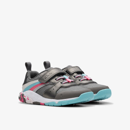 Clarks Customer Favorite / Tidal Star Toddler Gun Metal