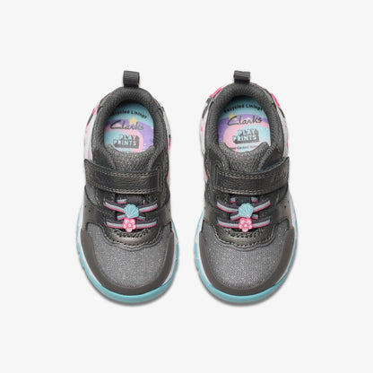 Clarks Customer Favorite / Tidal Star Toddler Gun Metal