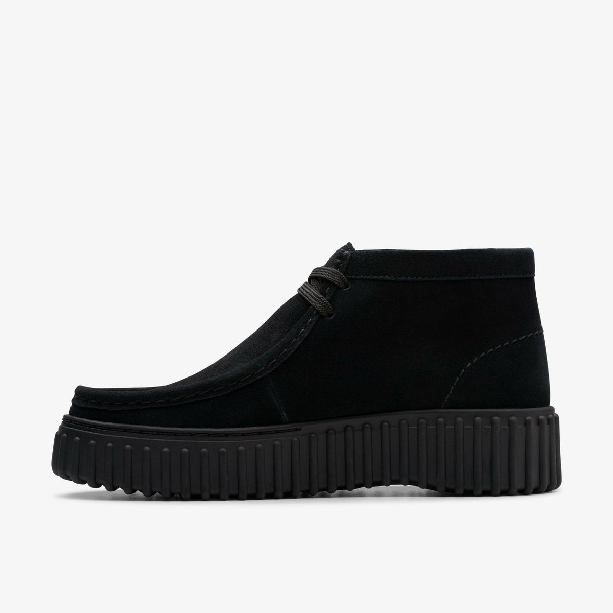 Clarks Featured / Torhill Moss Black Suede