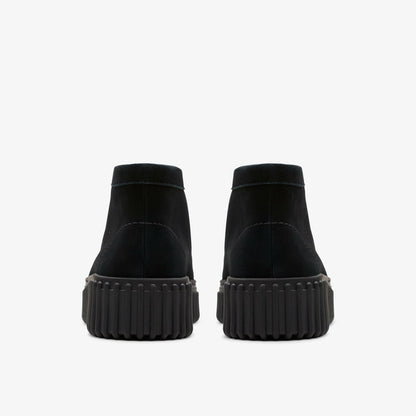 Clarks Featured / Torhill Moss Black Suede