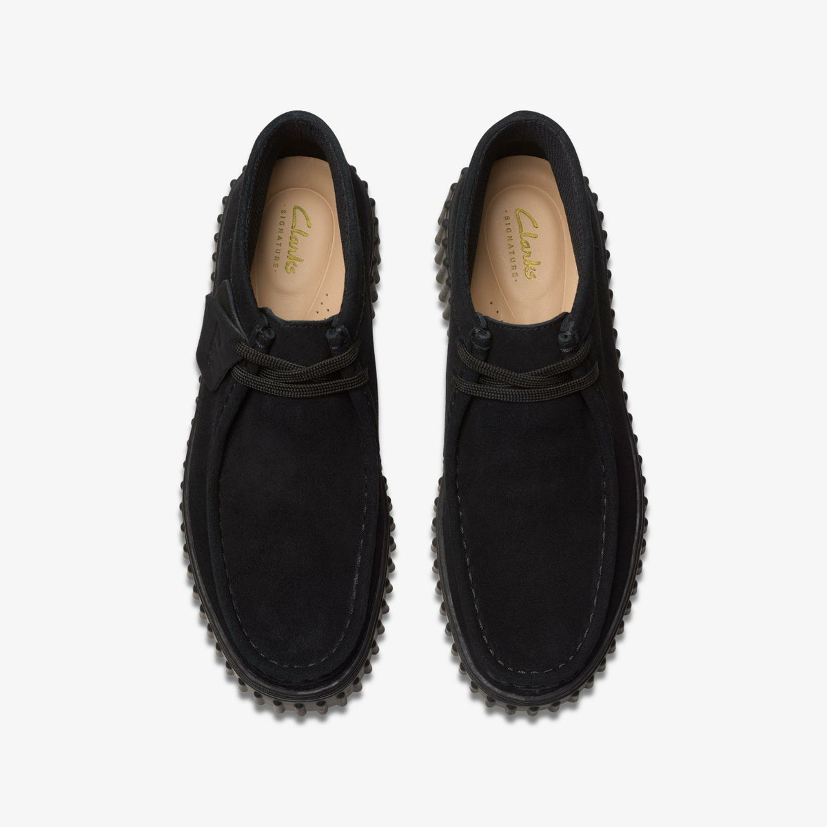 Clarks Featured / Torhill Moss Black Suede