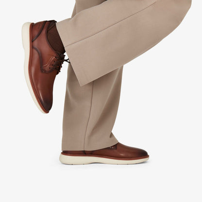 Clarks Featured / Brantin Plain Dark Tan Leather