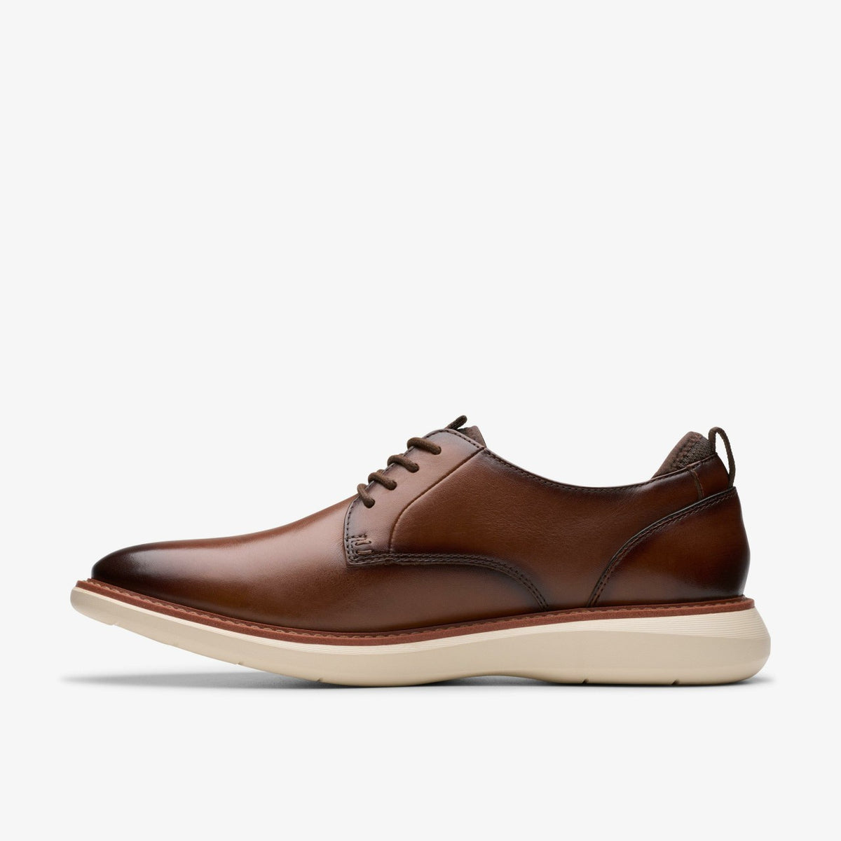 Clarks Featured / Brantin Plain Dark Tan Leather