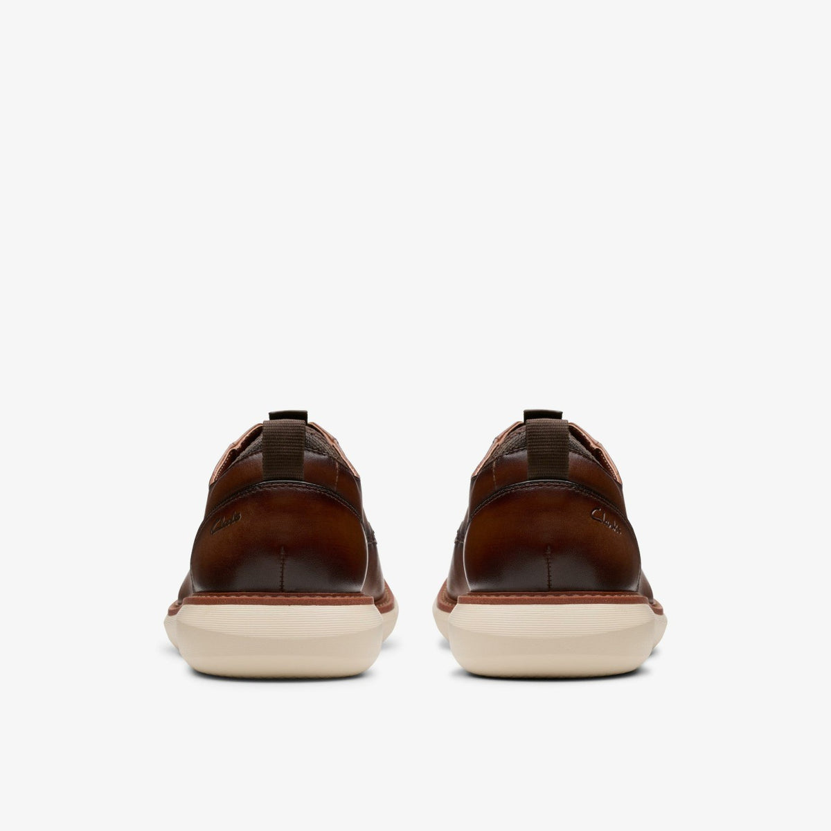 Clarks Featured / Brantin Plain Dark Tan Leather