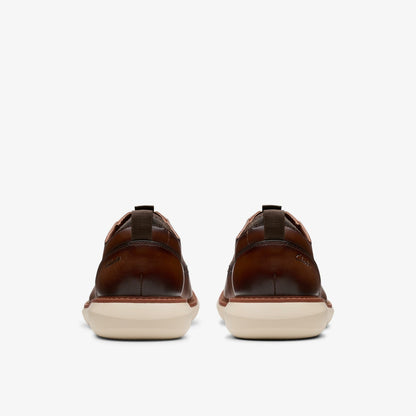 Clarks Featured / Brantin Plain Dark Tan Leather