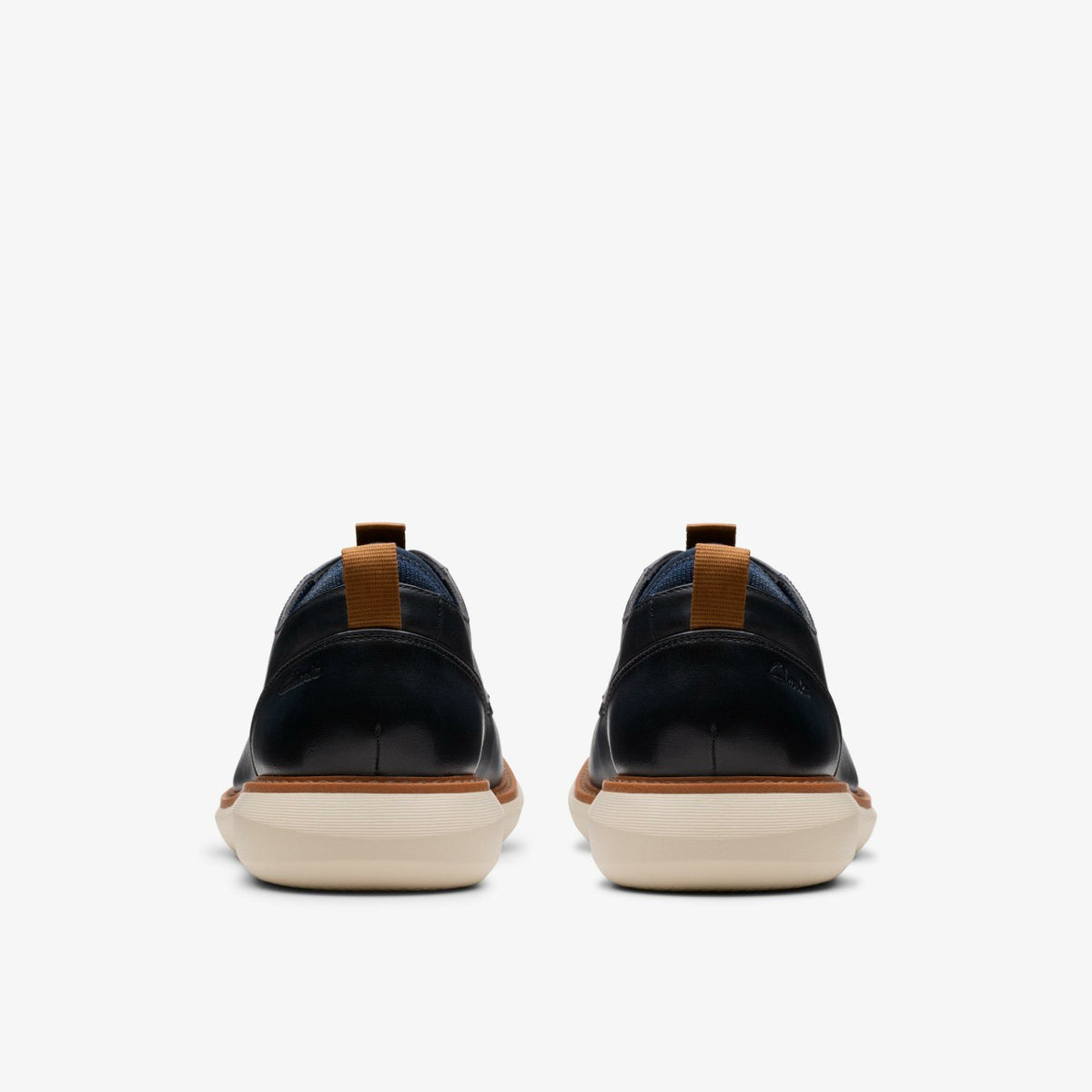 Clarks Premium / Brantin Plain Navy Leather