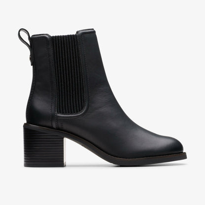 Clarks Quality / Chamberly Top Black Leather