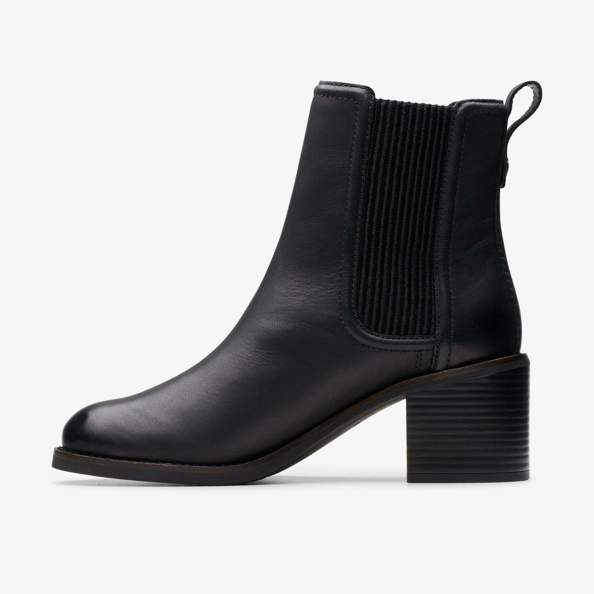 Clarks Quality / Chamberly Top Black Leather