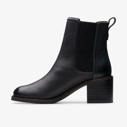 Clarks Quality / Chamberly Top Black Leather