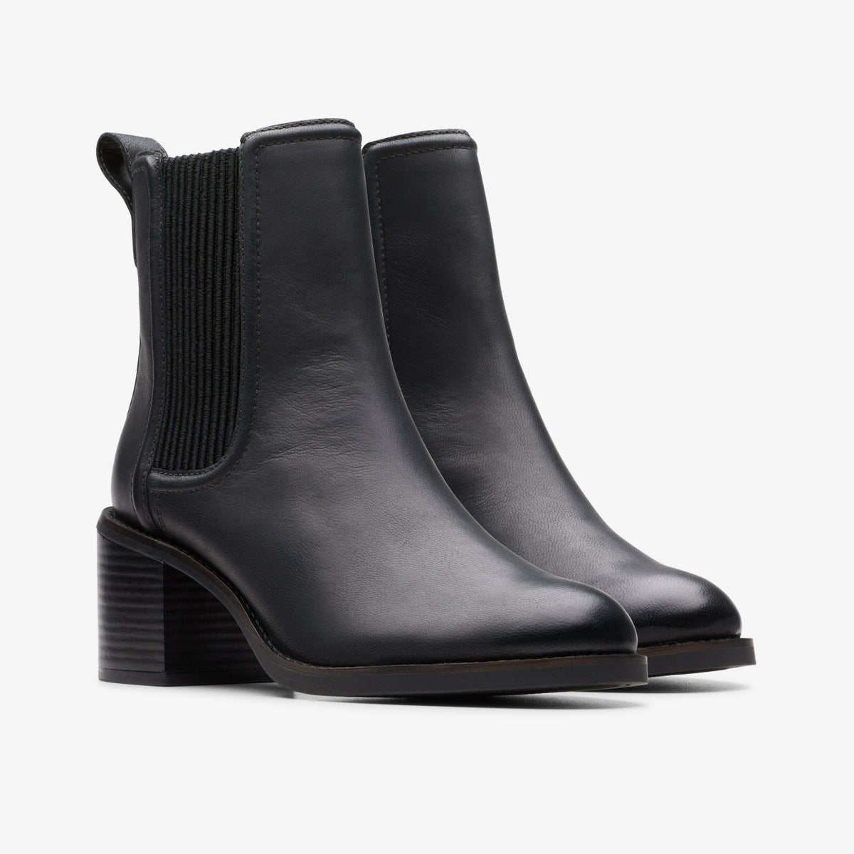 Clarks Quality / Chamberly Top Black Leather