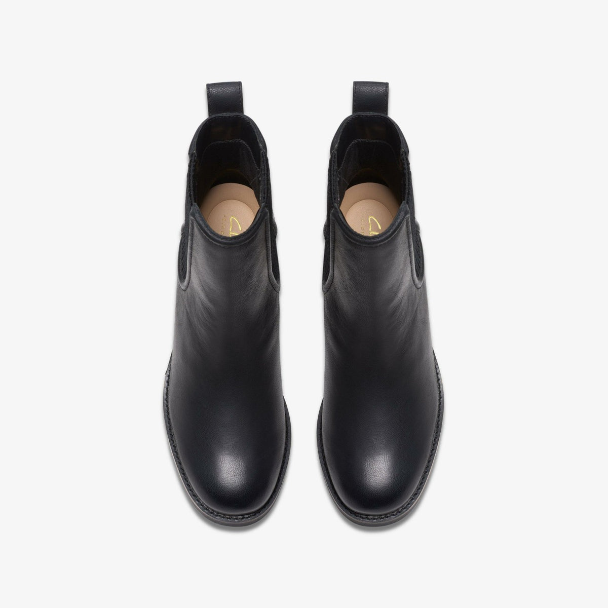 Clarks Quality / Chamberly Top Black Leather
