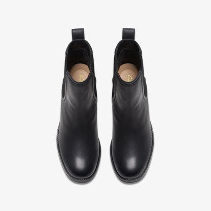 Clarks Quality / Chamberly Top Black Leather