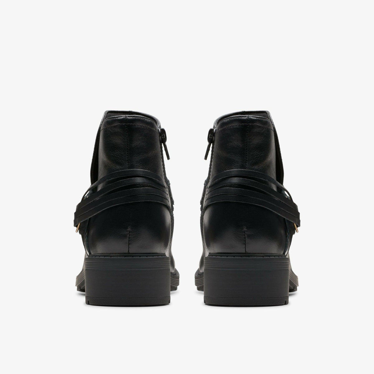 Clarks Best Price / Hearth Kaylie Ankle Boot Black Leather
