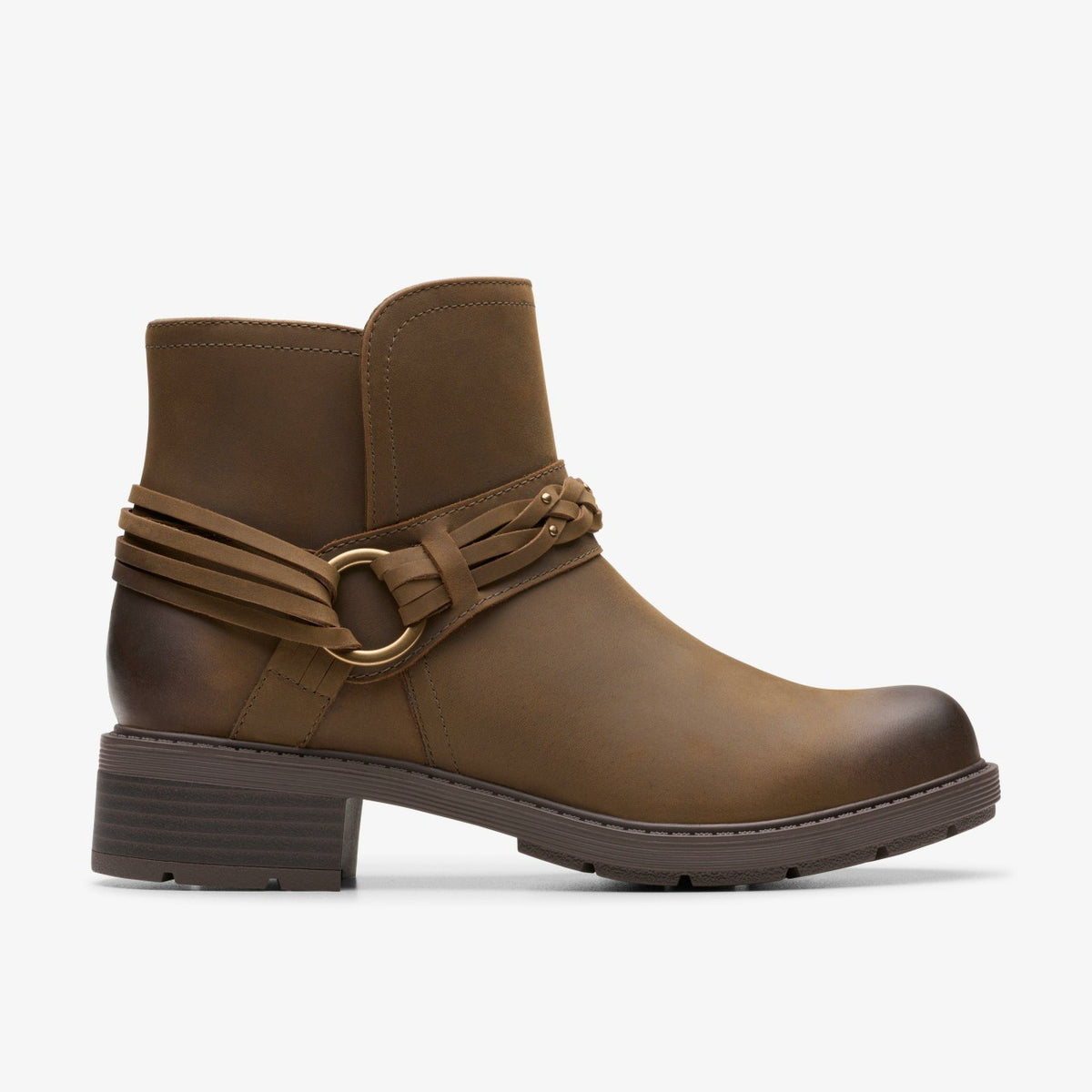 Clarks Classic / Hearth Kaylie Ankle Boot Mushroom Oily
