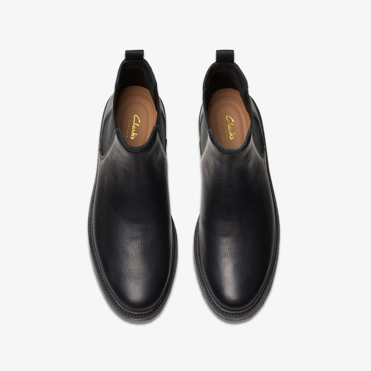 Clarks Top Pick / Clarkdale Easy Chelsea Boot Black Leather