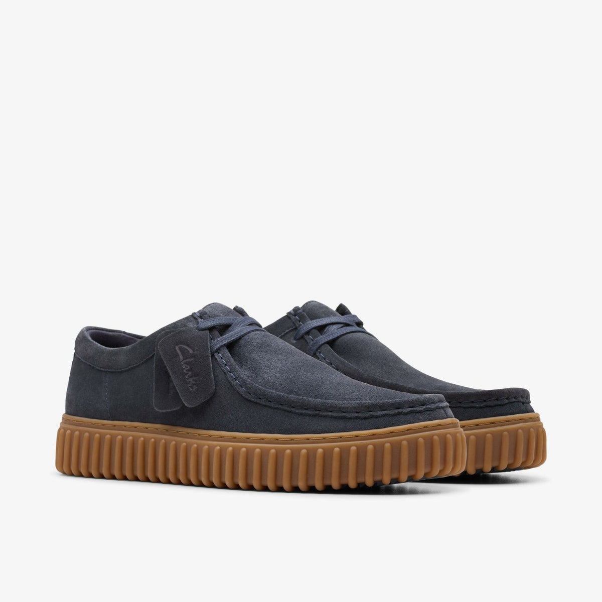 Clarks New / Torhill Lo Navy Suede