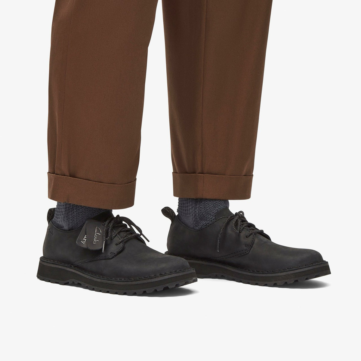 Clarks Latest / Solsbury Lace Black Leather