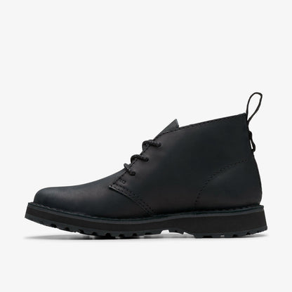 Clarks Premium / Solsbury Desert Boot Black Leather