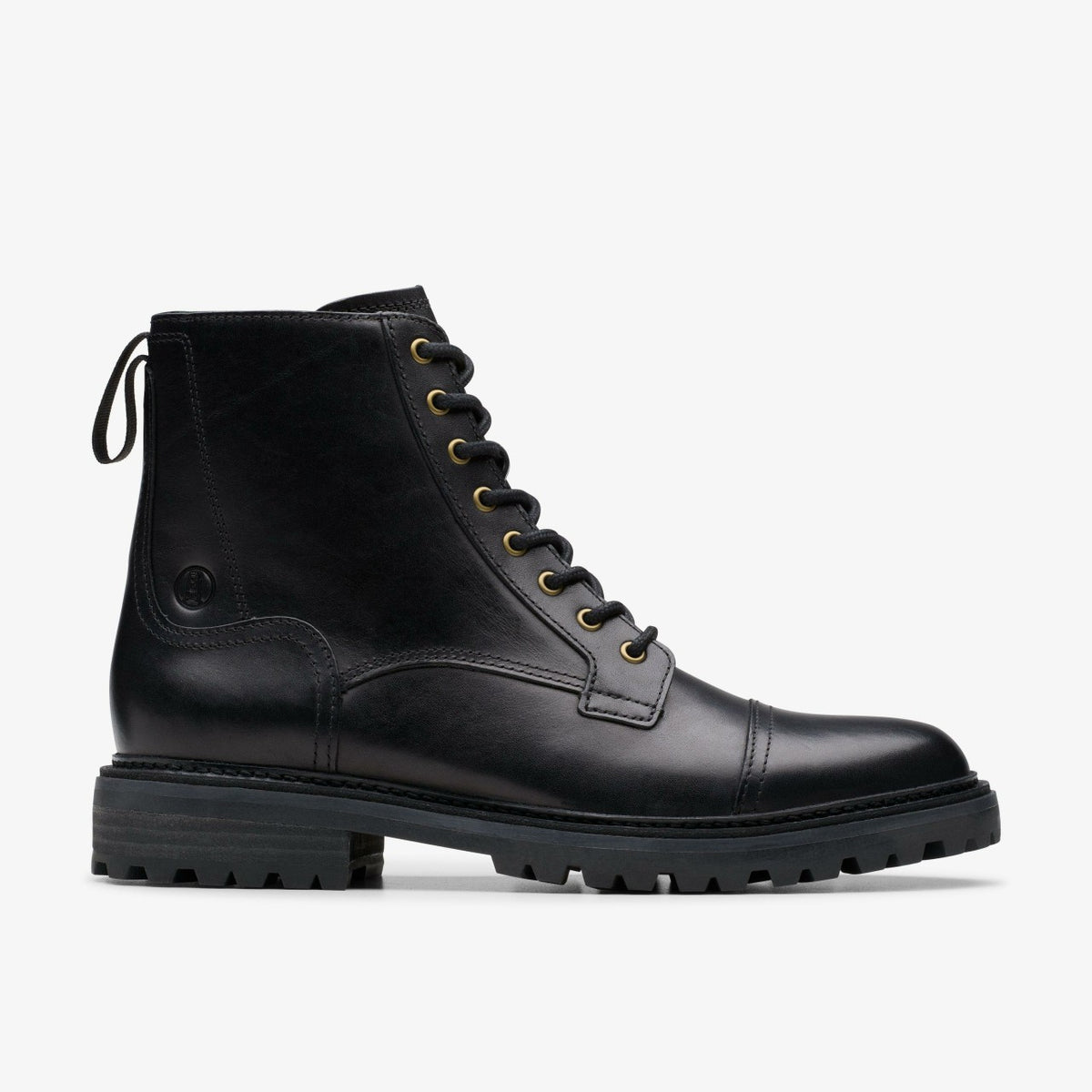 Clarks Top Pick / Clarkridge Hi Black Leather