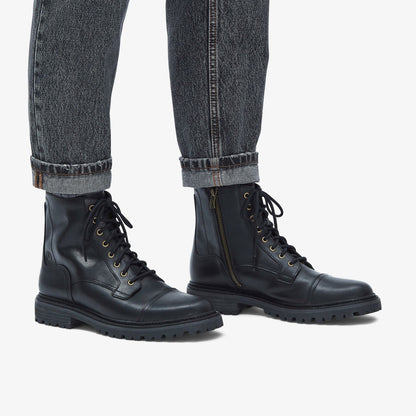 Clarks Top Pick / Clarkridge Hi Black Leather
