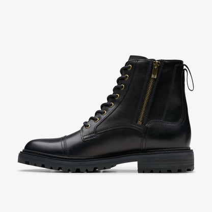 Clarks Top Pick / Clarkridge Hi Black Leather