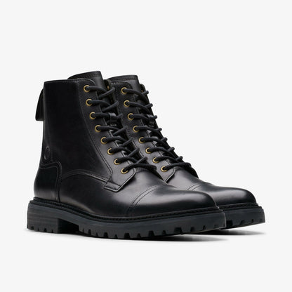 Clarks Top Pick / Clarkridge Hi Black Leather