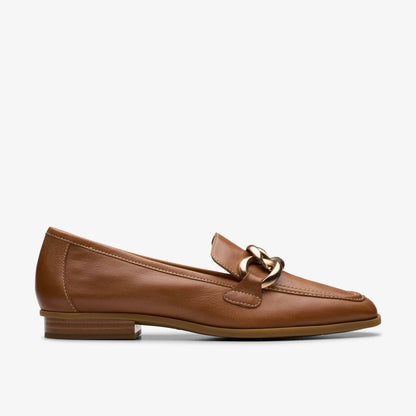 Clarks Trusted / Sarafyna Iris Loafer Tan Leather