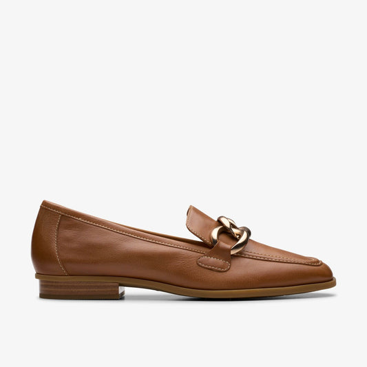 Clarks Trusted / Sarafyna Iris Loafer Tan Leather