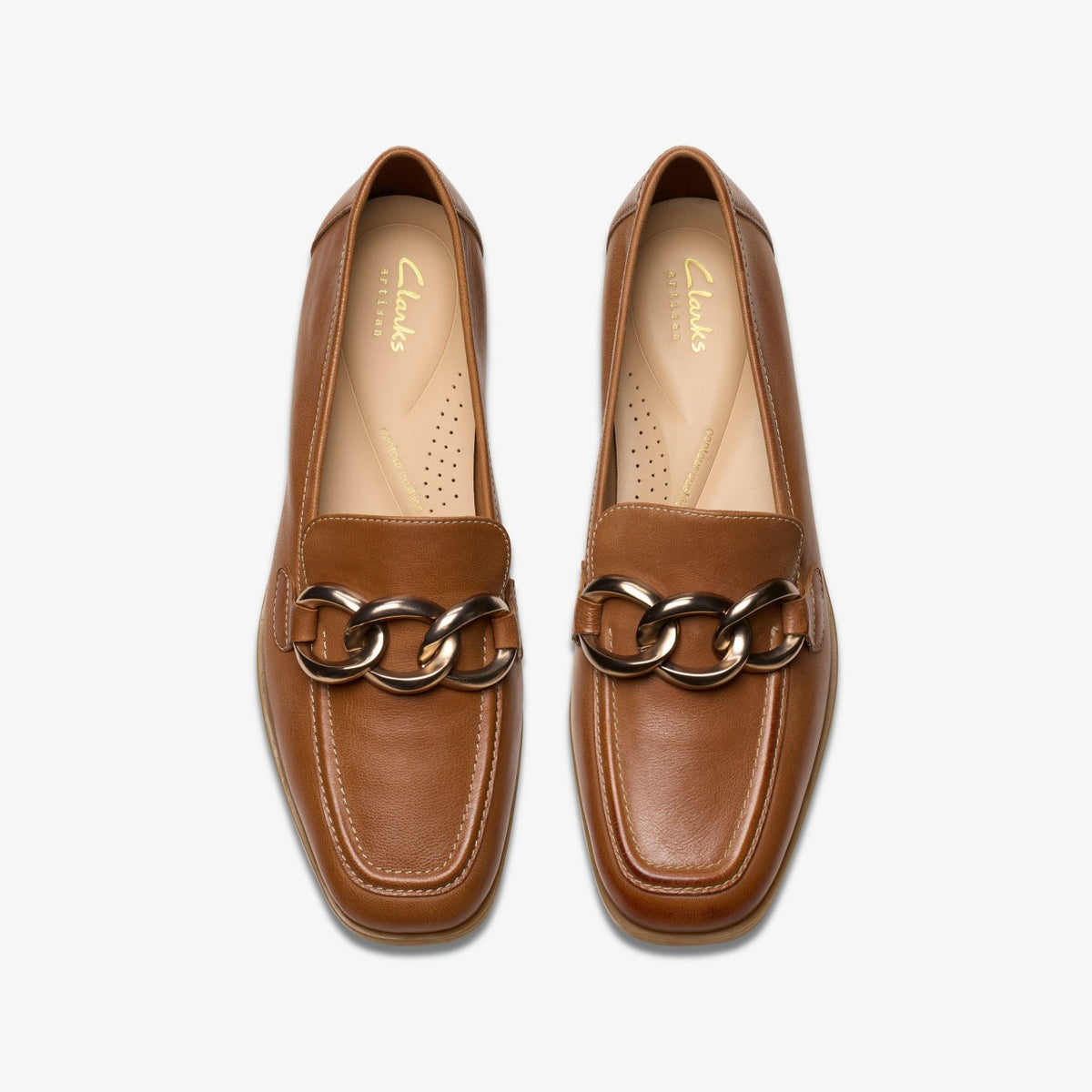 Clarks Trusted / Sarafyna Iris Loafer Tan Leather