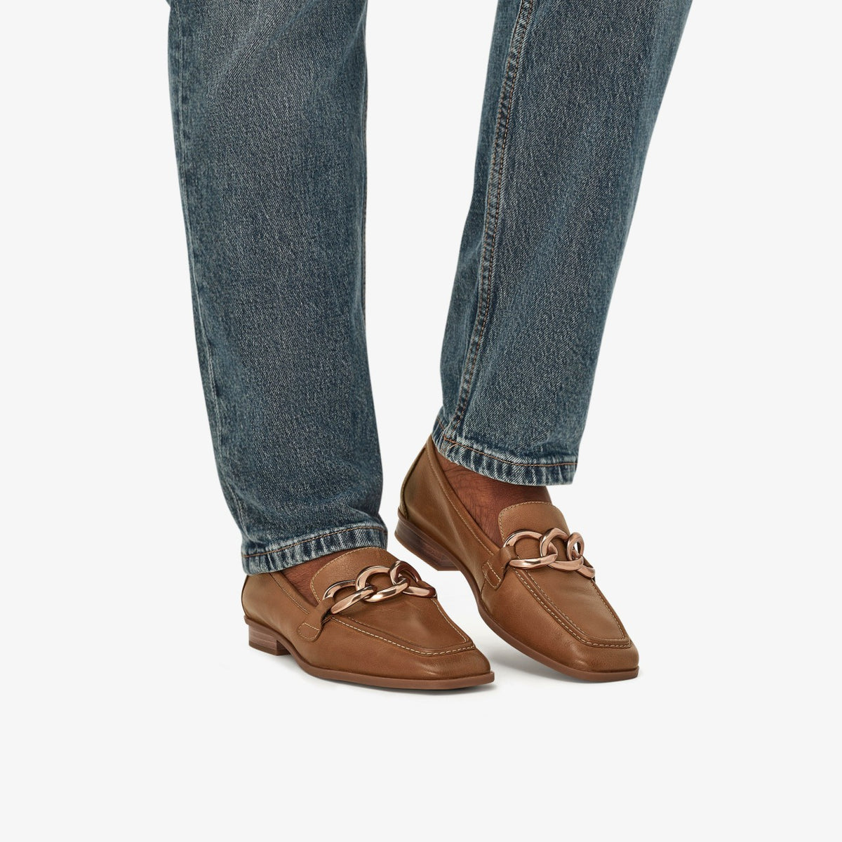 Clarks Trusted / Sarafyna Iris Loafer Tan Leather
