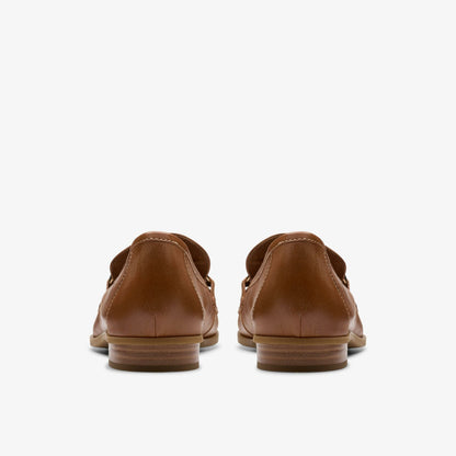 Clarks Trusted / Sarafyna Iris Loafer Tan Leather