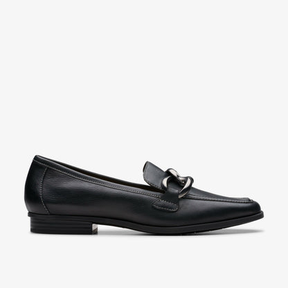 Clarks Recommended / Sarafyna Iris Loafer Black Soft