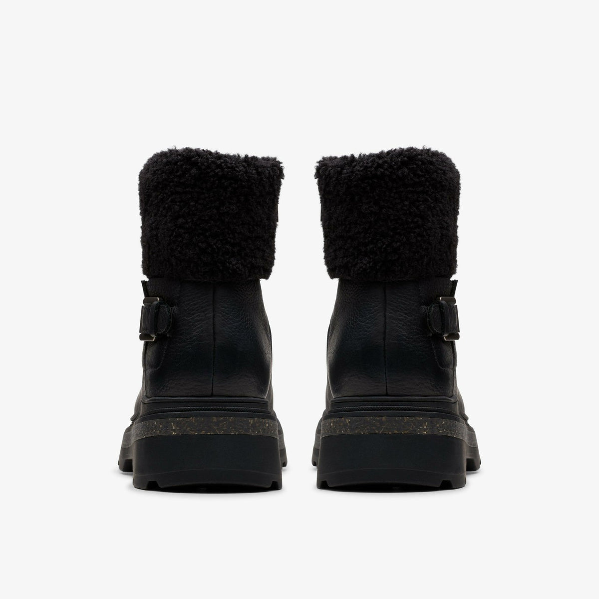 Clarks Best Price / Hencroft Madi Waterproof Black Warmlined Leather